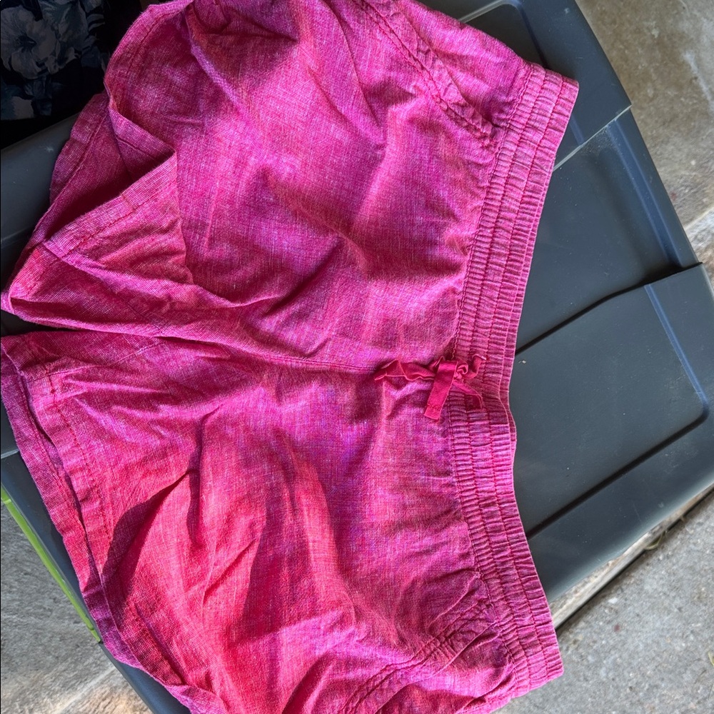Express Vibrant Pink Athletic Shorts